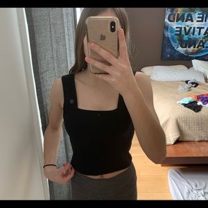 Square neck american eagle tank top